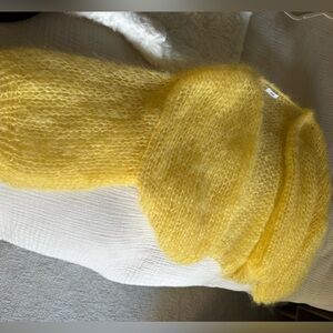 Yellow Women's Sweater Cardigan